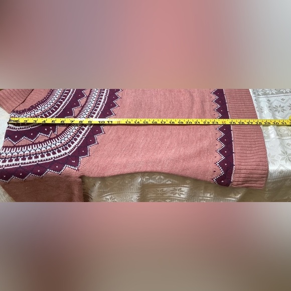 Atlas For Women Size 18 Argyle NWOT Knit Loose Fit - Picture 10 of 12